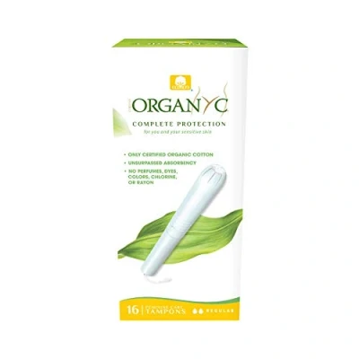 Image of Organyc Applicator Tampons Regular 16 units