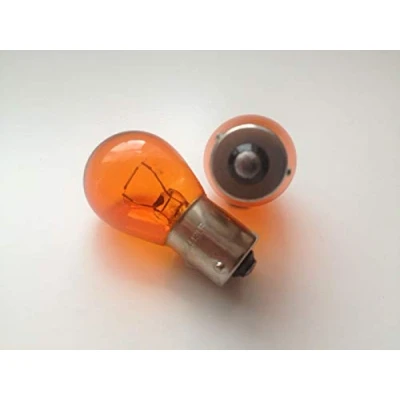 Image of UKB4C 2 x 581 PY21W BAU15S Amber Front &amp; Rear Indicator Car Light Bulb 12v 21w