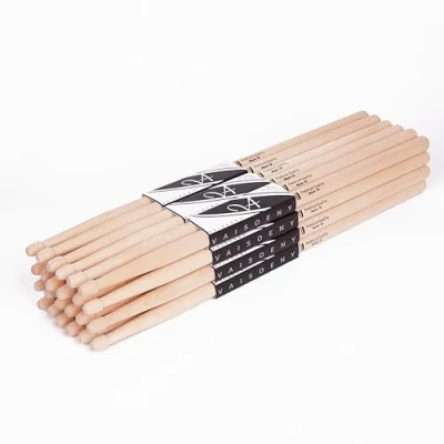 Image of Vaisoeny Drum Sticks,5B Drumsticks for Adults,12 Pairs Classic Maple Wood Kids, Professional Musical Instrument Percussion Accessories
