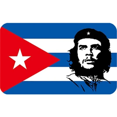 Image of Che Guevara Cuba Rectangle Fridge Magnet Fantastic Souvenir