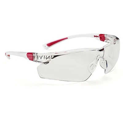 Image of Univet 506 Ladies Safety Glasses Pink Frame Work Specs