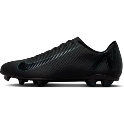 Image of Nike Performance Vapor 16 CLUB FG/MG Moulded stud football boots, Size: 3.5, Black/deep jungle Textile/synthetics