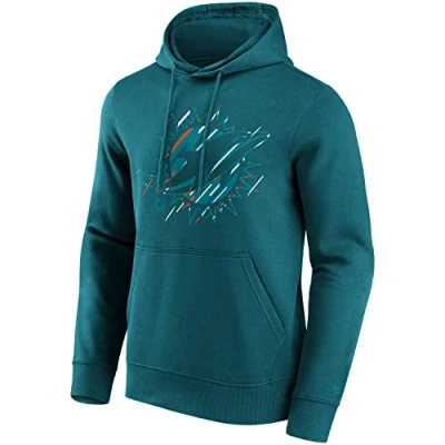 Image of Fanatics NFL Fleece Hoody ETCH Miami Dolphins XXL