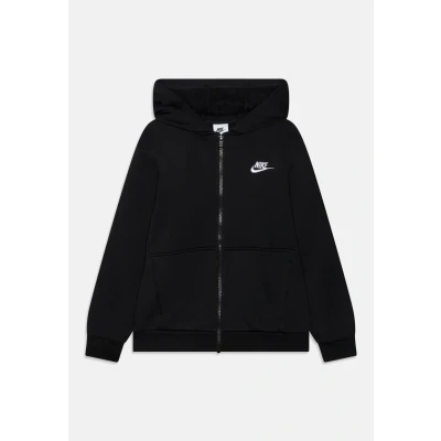 Image of Nike Sportswear CLUB Unisex Zipup sweatshirt for kids, Size: 12 13y, Black/white
