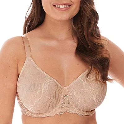 Image of Fantasie Women&#039;s Impression Underwire Molded Bra with J Hook, Natural Beige, 32D