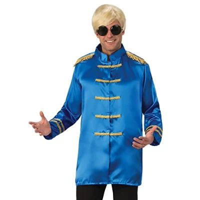 Image of Bristol Novelty AC413B SGT Pepper Budget Jacket, Mens, Blue, Standard