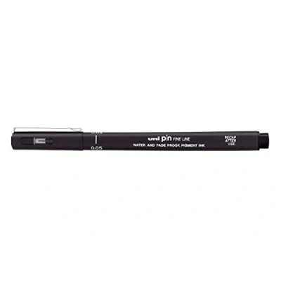 Image of uni ball PIN 0.05 mm Pen Black (Pack of 12)