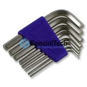 Image of DURATOOL D00588 Metric Hex Key Set, 8 Piece
