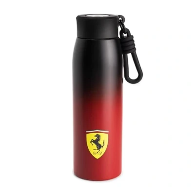 Image of Scuderia Ferrari Logo Water Bottle Red Size: 600ML