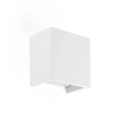 Image of Oslo 1 Light Up &amp; Down Wall White Plaster, G9