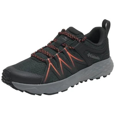 Image of Columbia Peakfreak ROAM Hiking shoes, Men&#039;s, Size: 11, Black/red quartz Imitation leather/ textile
