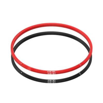 Image of MMOBIEL 28 AWG Electrical Silicone Wire Gauge (0,08mm²) Tinned Copper Cable 2 Separate Wires Red &amp; Black Each 2,5 m / 8.2 ft for Repair, Sensors, RC, Drones, Speaker