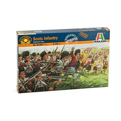 Image of Italeri 1:72 Scottish Infantry (Nap. Wars), Brown