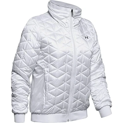 Image of Under Armour Men Coldgear Reactor Performance Jacket Onyx White/Black (112), Large