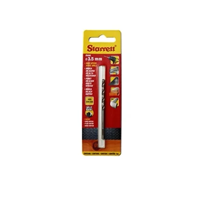 Image of Starrett Split Point Drill Bits HSS High Speed Steel 3.5x70mm KBAR035 Twist Bit For Cast Iron Wood Soft Materials