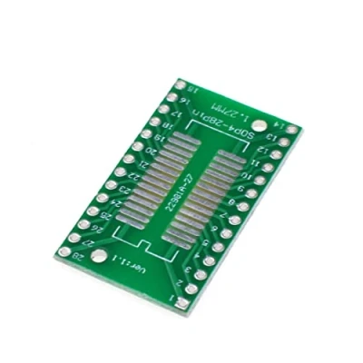 Image of Reland Sun 5PCS TSSOP28 SSOP28 SOP 28 SOP28 to DIP28 Transfer Board DIP Pin Pitch Adapter