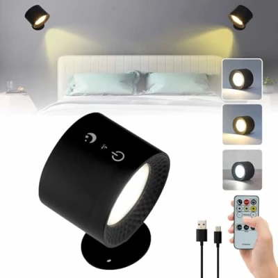 Image of Cinvoma Glowright Lights, Glow Right Indoor Everywhere Light 2.0, Smart Multifunctional Magnetic LED Wall Lamp, USB Rechargeable Lights (Black*1)