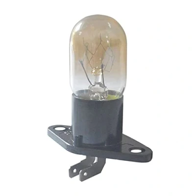 Image of 250V 2A Microwave Halogen Light Bulb Replacement with 2 Pin Base Refrigerator Oven Lighting Small Appliance Parts