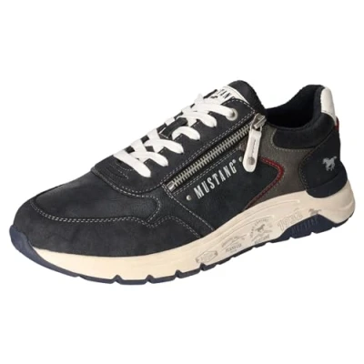 Image of MUSTANG Men 4200 301 Sneaker, Navy, 9.5 UK