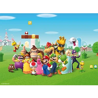 Image of Ravensburger Super Mario 200 Piece Jigsaw Puzzles for Kids Age 8 Years Up Extra Large Pieces