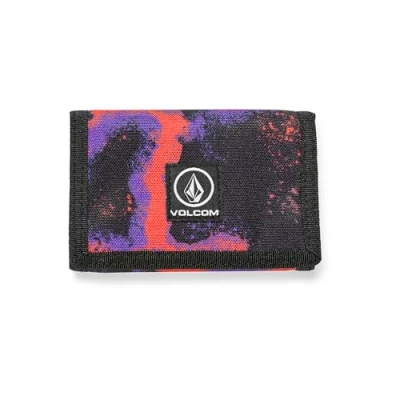 Image of Volcom Men&#039;s Box Stone Wallet, Bright Red, One Size