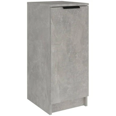 Image of vidaXL Shoe Cabinet Concrete Grey 30x35x70 cm Engineered Wood