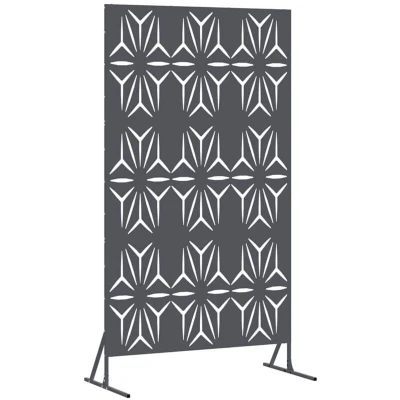 Image of vidaXL Privacy Screen Anthracite 100x50x180 cm Steel