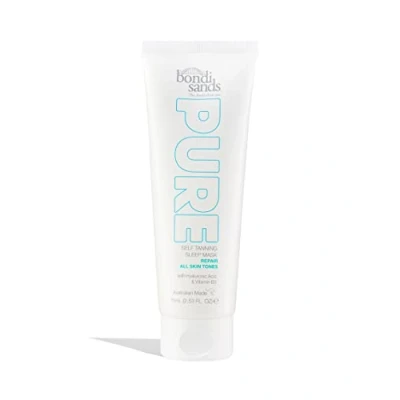 Image of Bondi Sands Pure Self Tanning Sleep Mask Repair Hyaluronic Acid &amp; Vitamin B3 Formula Provides Hydrated, Glowing Skin, Non Comedogenic, Dermatologically Tested, Vegan + Cruelty Free 75 mL/2.53 Oz