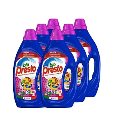 Image of Bio Presto Liquid Color, Washing Machine Detergent for Colored Clothes, 6X19 Washes 5900 Gr