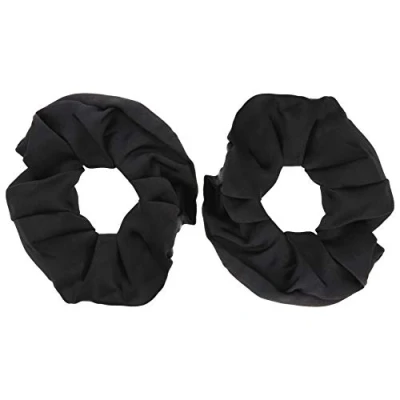 Image of Zac&#039;s Alter Ego Pair of Luxurious Satin Hair Scrunchies Variety Colours