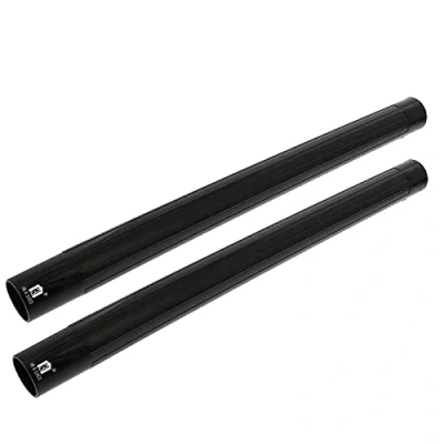 Image of 2 x Universal 35mm/36mm Black Plastic Vacuum Cleaner Extension Rod Pole Tube