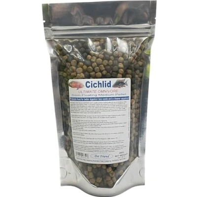 Image of Pet Friend Ultimate Omnivore Cichlid Food 6mm Pellets 200g
