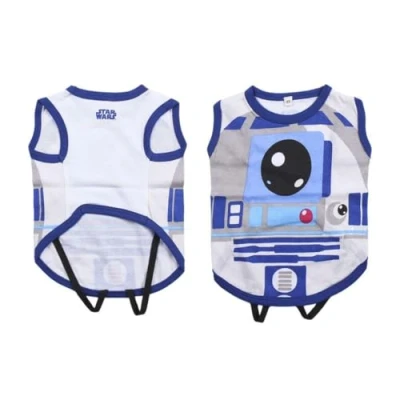 Image of Cerdá For Fan Pets R2 D2 Dog T Shirt Official Star Wars® Licensed