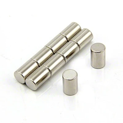Image of N42 Neodymium Magnet for Arts, Crafts, Model Making, DIY, Hobbies, Office, and Home 8mm dia x 12mm thick 2.8kg Pull Pack of 100