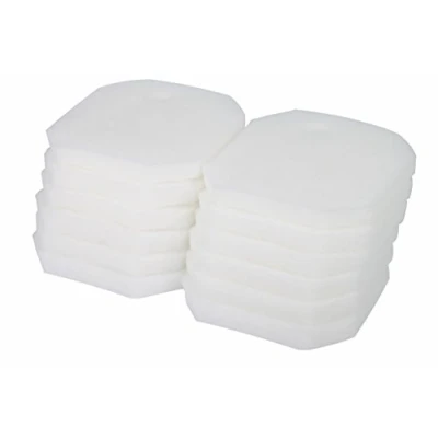 Image of LTWHOME Replacement White Fine Filter Pads, Pack of 12 (EP2222FF12), Enhances Biological Filtration for Eheim 2222/2224/2322/2324 Professional &amp; Experience 150/250/250T Systems