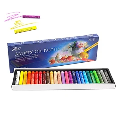 Image of Oil Pastels for Artists,Artist Soft Washable Round Non Toxic Pastel Sticks, Educational Drawing Graffiti Art Crayons Kids and Artists