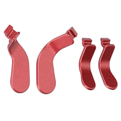 Image of Controller Paddles, 4 Pcs Stainless Steel Interchangeable Paddle Replacement Parts for Xbox One Elite Series 2