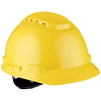 Image of 3M Hard Hat, Ratchet, Ventilated, Yellow, H 700N GU, 7000104209