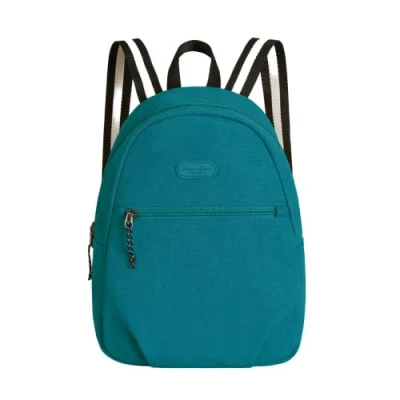 Image of Travelon Unisex&#039;s Coastal RFID Blocking Small Backpack, Lagoon, One Size