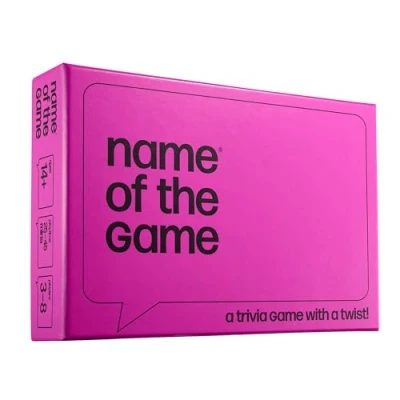 Image of Name of the Game Funny Party for Adults, Family, Friends, and Teens 3+ Players Trivia Card Dinner Party, Birthday, Travel