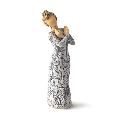 Image of Willow Tree Music Speaks (Lighter Skin), Sculpted Hand Painted Figure, Blue, 7&#039;&#039; high