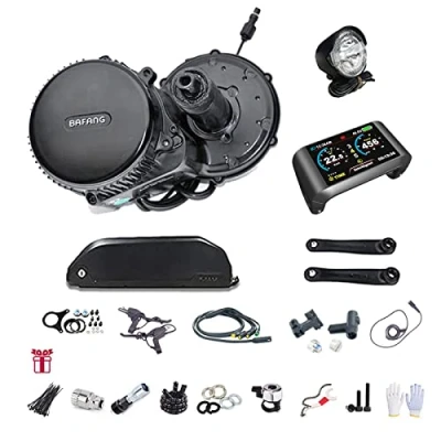Image of Bafang Mid Drive Motor 750W 1000W BBS02B BBS03B BBSHD 48V Electric Bike Conversion Kit with Battery 13Ah 17.5Ah 20AH SIZE:48V 750C 44T