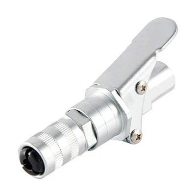 Image of G.COUPLER Quick Release Grease Gun Coupler 2 Handle Suitable for All Sae and Metric Zerk Couplers