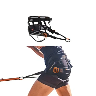 Image of Non stop dogwear CaniX Belt Hands Free Dog Running for Canicross. Comfortable Waist Jogging and Training Dogs. Black, Size M