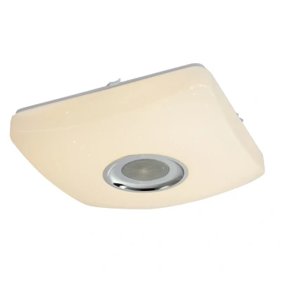 Image of Ayleen Flush Ceiling Light White 1x RGBW LED Dimmable 3000 6000K Remote Control