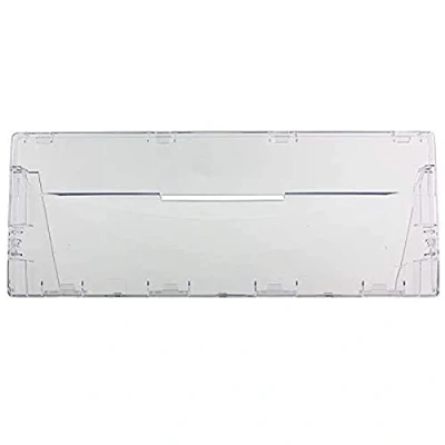 Image of Spares2go Plastic Drawer Flap Front Handle for Indesit CA55 CAA55 Series Fridge Freezer