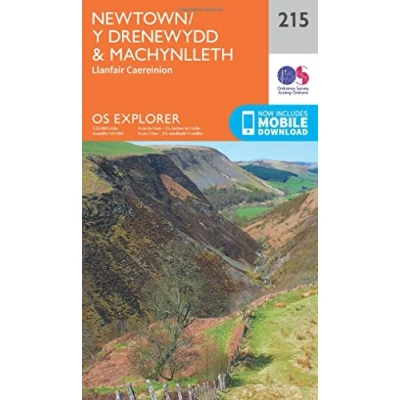 Image of Explorer 215 Newton &amp; Llanfair Caereinion Map With Digital Version