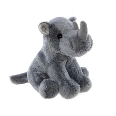 Image of Charlie Bears Cuddle Cubs Rhino Plush Teddy Africa Safari Cute Toy Gift Plushie Miniature