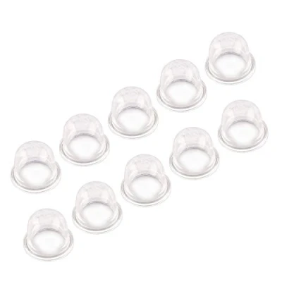 Image of Dreld 10Pcs Universal Primer Bulbs Petrol Fuel, Bulb Pump Carburettor Oil Cups Compatible with Mower, Blower, Strimmer, Cutter, Hedge, Trimmer, Chainsaw (22mm)