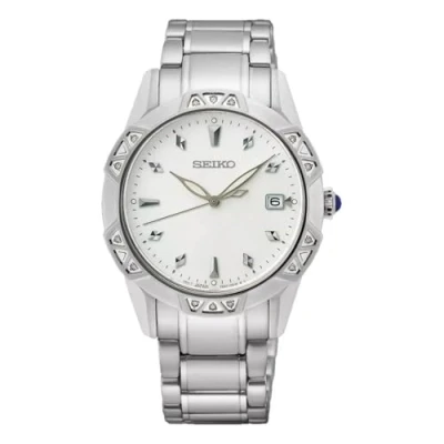 Image of Seiko WoMens Silver Watch SKK727P1 Stainless Steel (archived) One Size